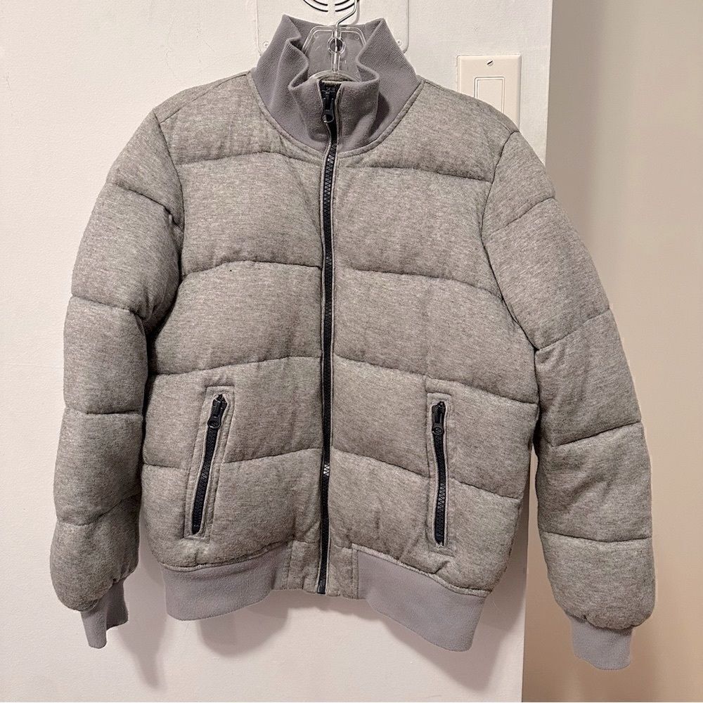Women’s XS Gap Wool Puffer Jacket - Gray